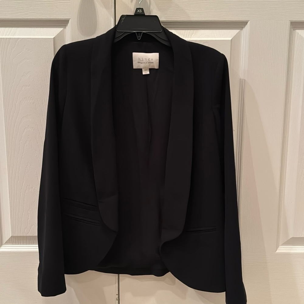 Hinge black blazer size XS